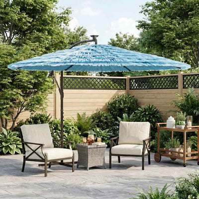 Vidaxl -Parasol mit Stahlpol 290x290x238 cm Blau