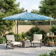 Vidaxl -Parasol mit Stahlpol 290x290x238 cm Blau