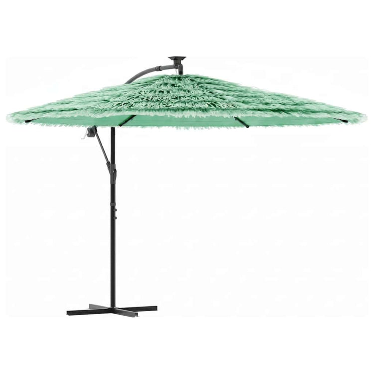 Vidaxl -Parasol mit Stahlpol 290x290x238 cm Grün