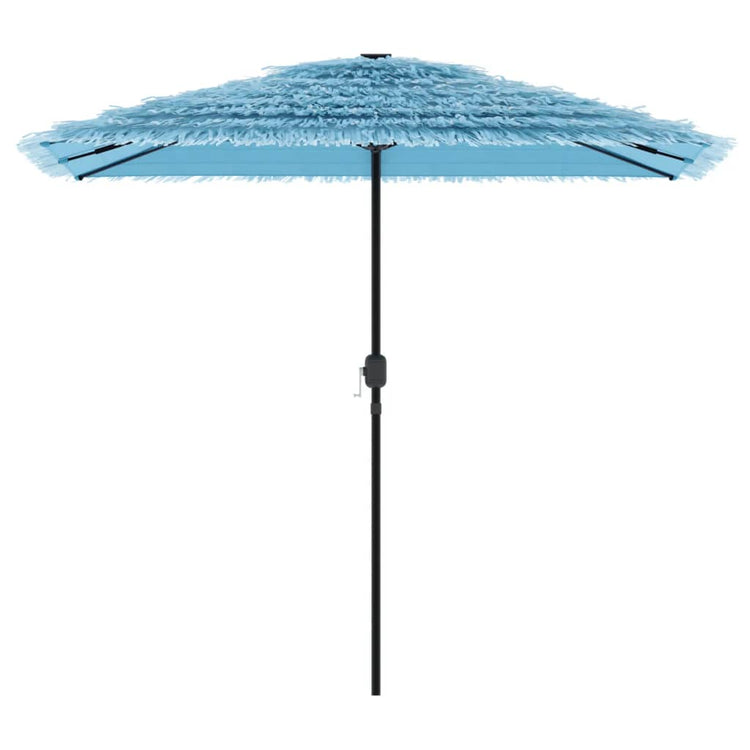 Vidaxl -Parasol mit Stahlpol 248x248x248 cm Blau