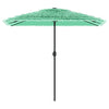 VIDAXL -Parasol mit Stahlpol 248x248x248 cm Grün