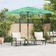 VIDAXL -Parasol mit Stahlpol 248x248x248 cm Grün