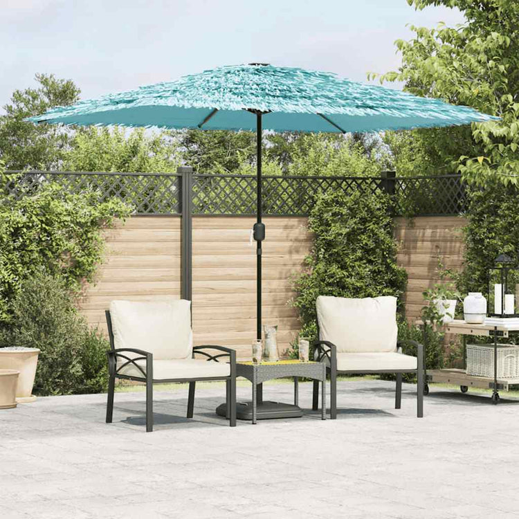 VIDAXL -Parasol mit Stahlpol 300x200x250 cm Blau