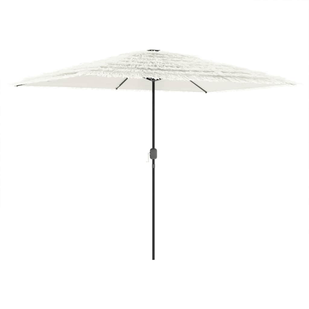 VIDAXL -Parasol mit Stahlpol 300x200x250 cm Weiß