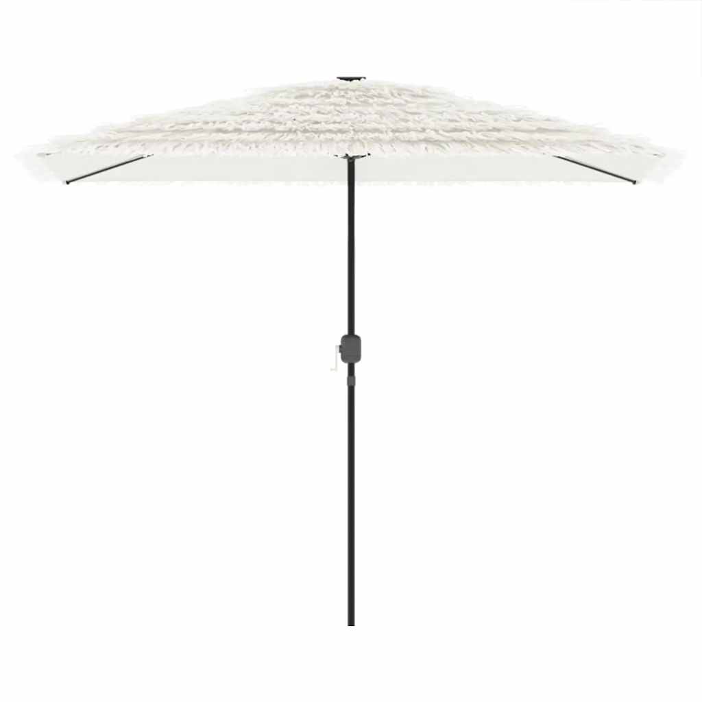 VIDAXL -Parasol mit Stahlpol 300x200x250 cm Weiß