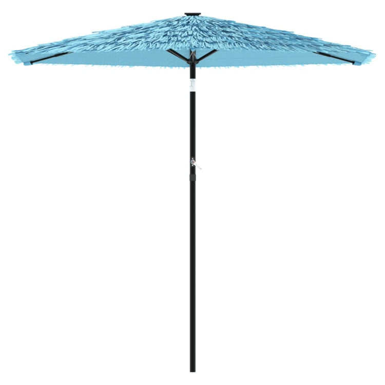 VIDAXL -Parasol mit Stahlpol 223x223x213 cm Blau