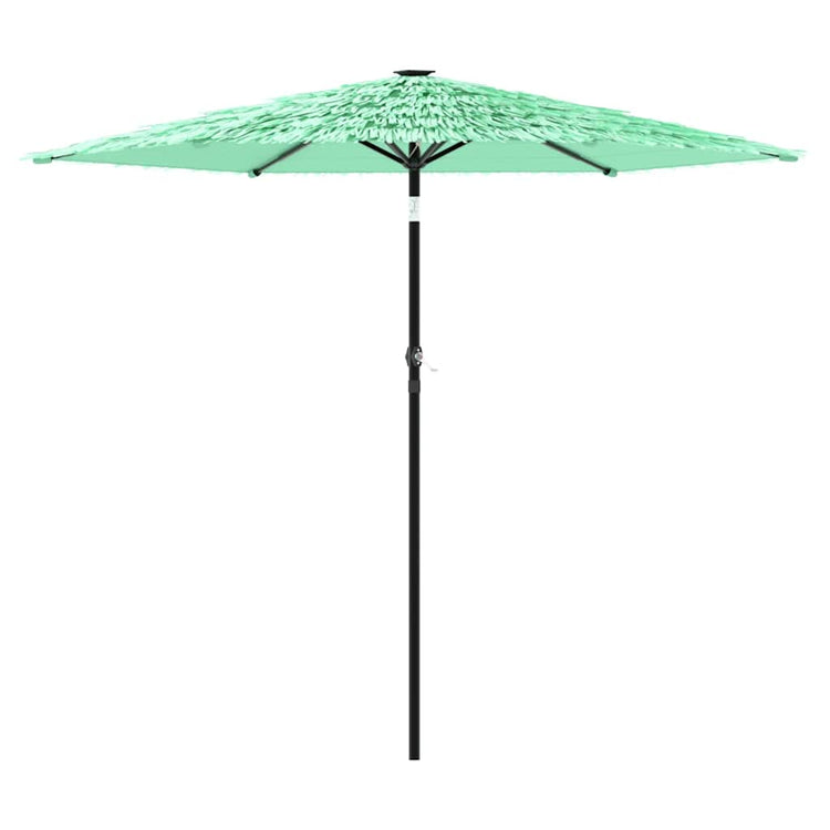 Vidaxl -Parasol mit Stahlpol 268x268x226 cm Grün