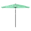 Vidaxl -Parasol mit Stahlpol 288x288x225 cm Grün
