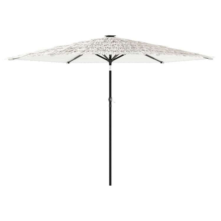 Vidaxl -Parasol mit Stahlpol 288x288x225 cm Weiß