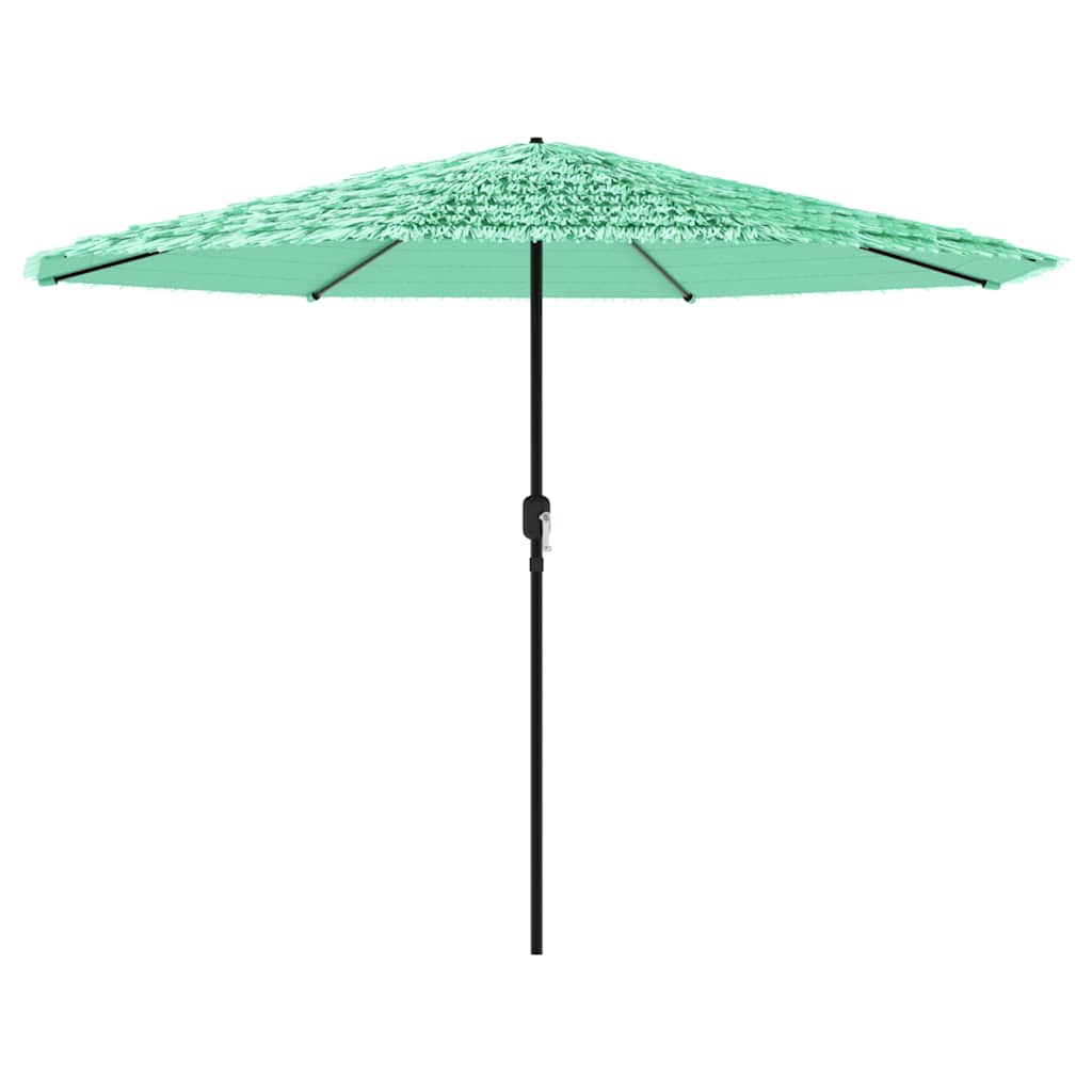 Vidaxl -Parasol mit Stahlpol 324x324x247 cm Grün