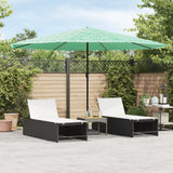 Vidaxl -Parasol mit Stahlpol 388x388x248 cm Grün - afbeelding 1