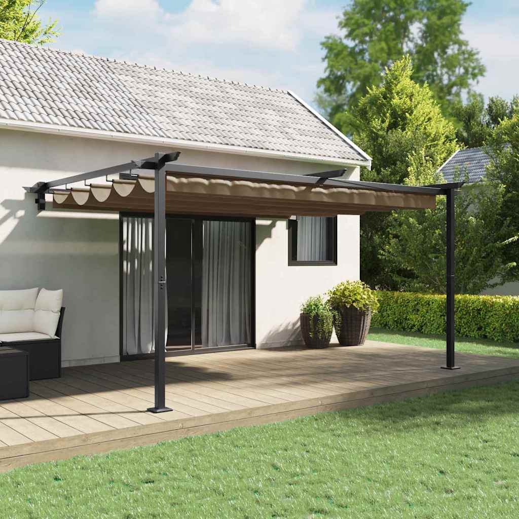 Vidaxx Pavillon Taupe 400 x 300 x 200 cm Polyester