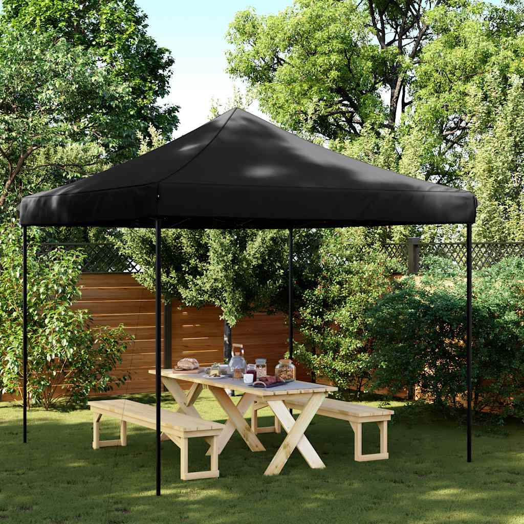VidaXL Partyzelt faltbar Pop-up 292x292x315 cm schwarz
