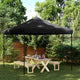 VidaXL Partyzelt faltbar Pop-up 292x292x315 cm schwarz