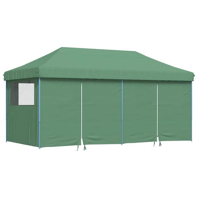 Vidaxl Partytent Faltbares Popup mit 4 Seitenwänden grün