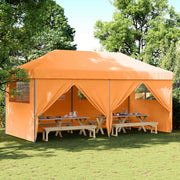 Vidaxx faltbares Pop-Up-Partyzelt mit 4 Seitenwänden Orange - afbeelding 1