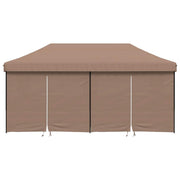 Vidaxl Partytent Faltbares Popup mit 4 Seitenwänden braun - afbeelding 3