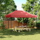 Vidaxl Partytent Foldable Popup 440x292x315 cm Bordeaux rot