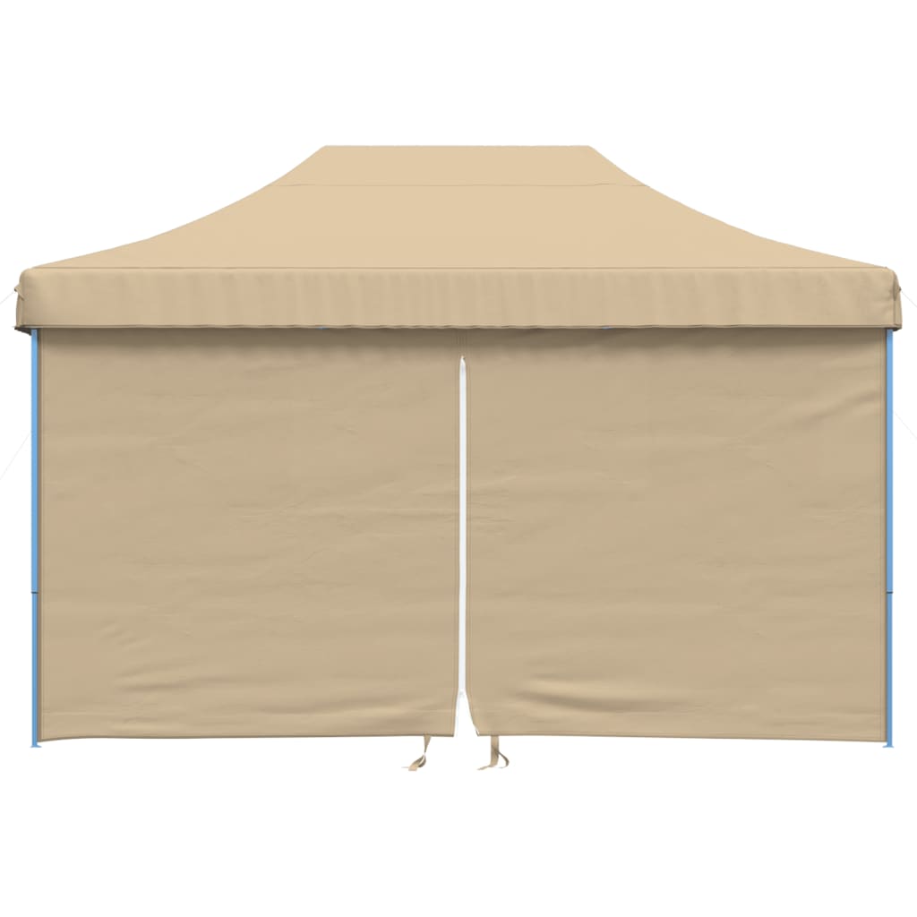 Vidaxx faltbares Pop-up-Partyzelt mit 4 Seitenwänden beige
