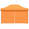 Vidaxl Partytent Faltbares Popup mit 4 Seitenwänden Orange