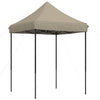 Vidaxl Partytent Foldable Popup 200x200x306 cm Taupe