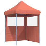 Vidaxl Partytent Faltbares Popup mit 2 Seitenwänden Terrakotta-farbig - afbeelding 2