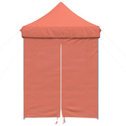 Vidaxl Partytent Faltbares Popup mit 4 Seiten Wänden Terrakotta-farbig - afbeelding 3