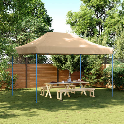 Vidaxl Partytent Foldable Popup 410x279x315 cm Beige
