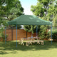Vidaxl Partytent Foldable Popup 410x279x315 cm Grün