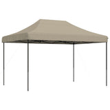 Vidaxl Partytent Fold Popup 410x279x315 cm Taupe - afbeelding 2