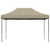 Vidaxl Partytent Fold Popup 410x279x315 cm Taupe - afbeelding 3