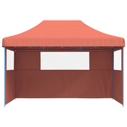 Vidaxl Partytent Faltbares Popup mit 3 Seitenwänden Terrakotta-farbig - afbeelding 3