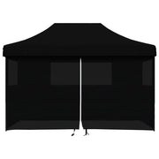Vidaxl Partytent Faltbares Popup mit 4 Seitenwänden schwarz - afbeelding 3