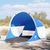 Vidaxl Beach Zelt Popup wasserdichtes Azurblau