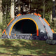 Vidaxl Zelt 3-Personen Fast Release Grey und Orange
