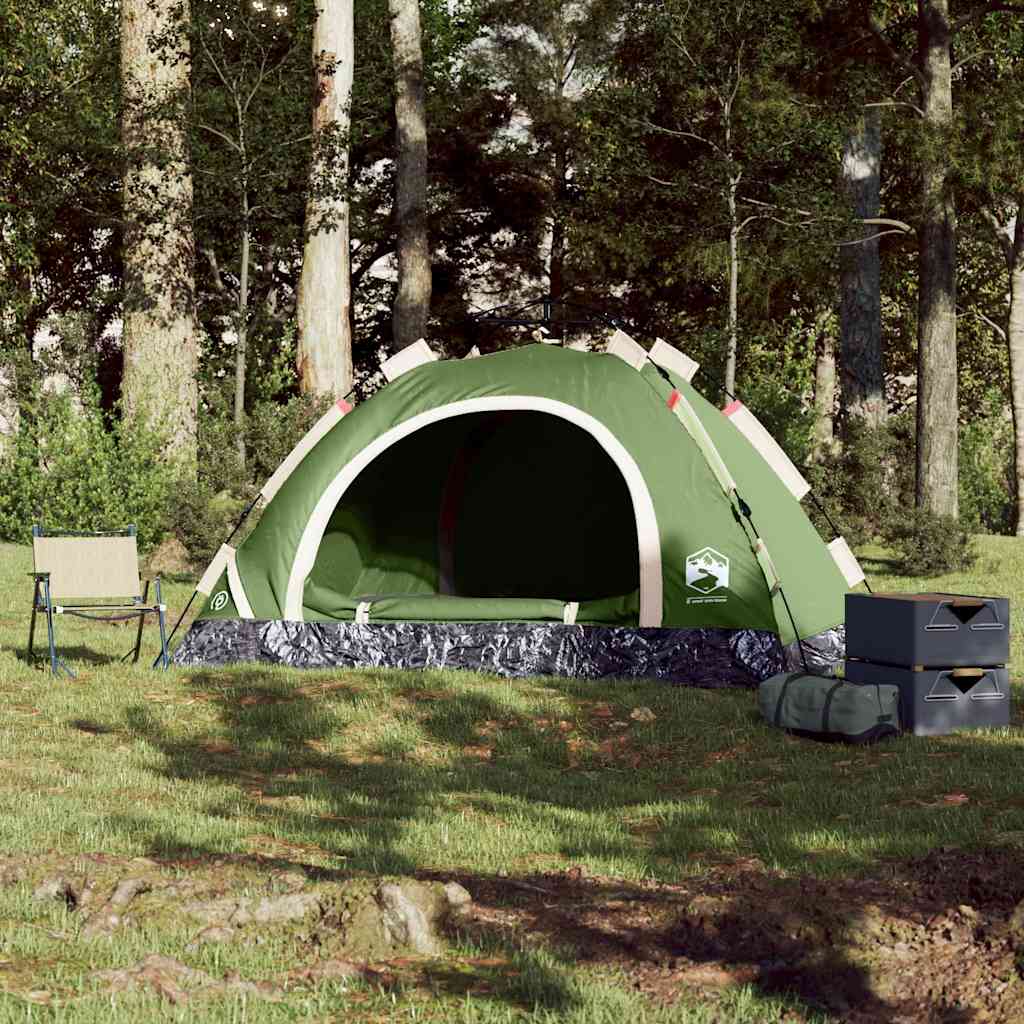 Vidaxl Zelt 4-Personen Fast Release Green