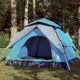 Vidaxl Dome Zelt 4-Personen Fast Release Blau