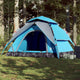 Vidaxl Dome Zelt 5-Personen Fast Release Blau