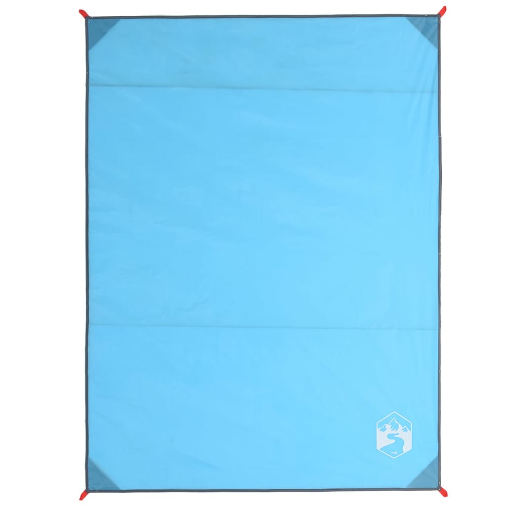 Vidaxl -Picknickteppich mit PEGs 205x155 cm blau