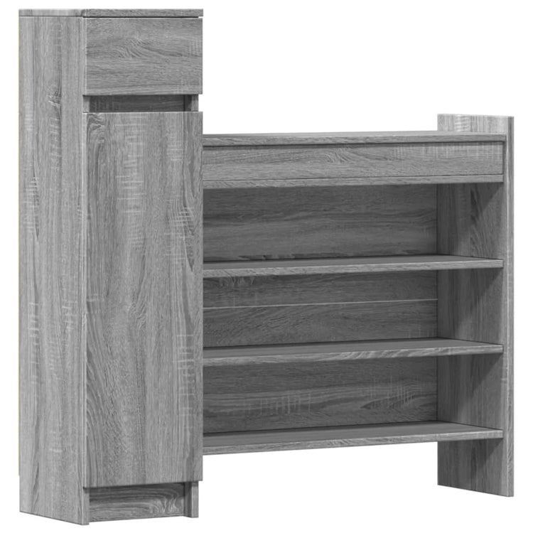 Vidaxx Schuhschrank 100,5x28x100 cm Holzwerkstoff Sonoma-Eiche grau