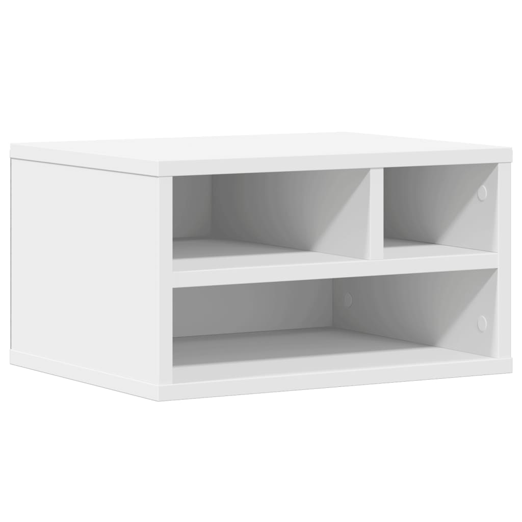 VidaXL Druckerschrank 40x32x22,5 cm verarbeitetes Holz weiß