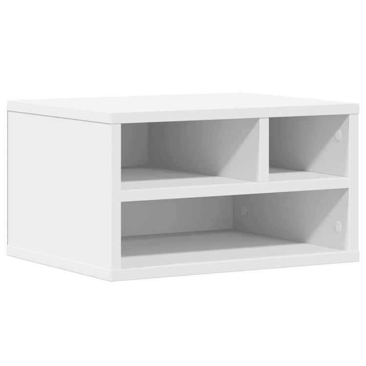VidaXL Druckerschrank 40x32x22,5 cm verarbeitetes Holz weiß