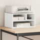 VidaXL Druckerschrank 40x32x22,5 cm verarbeitetes Holz weiß
