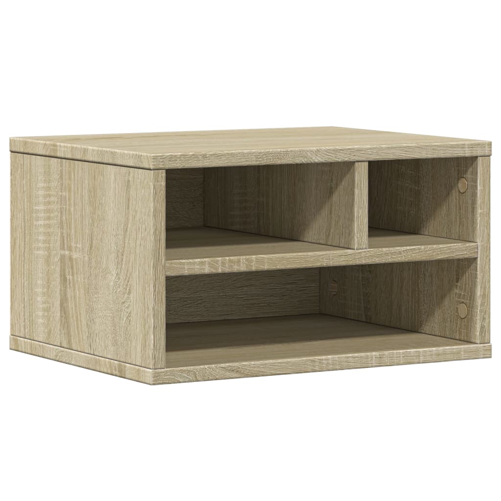 VidaXL Druckerschrank 40x32x22,5 cm, Holzwerkstoff Sonoma-Eiche-farben