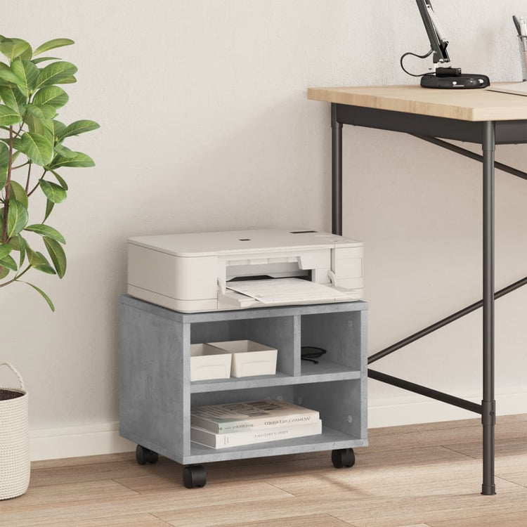 VIDAXL -Druckerbox mit Rädern 41 x 32 x 34,5 cm Betonpreis