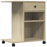 VIDAXL -Druckerbox mit Rädern 60x40x68.5 cm Sonoma Eich - afbeelding 2