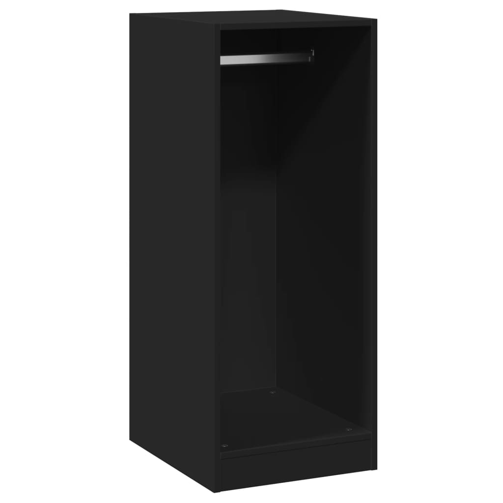 Vidaxl Garderobe 48x41x102 cm propertiertes Holzschwarz