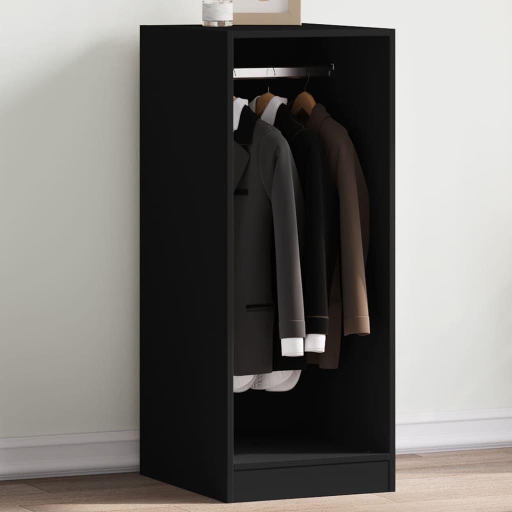 Vidaxl Garderobe 48x41x102 cm propertiertes Holzschwarz