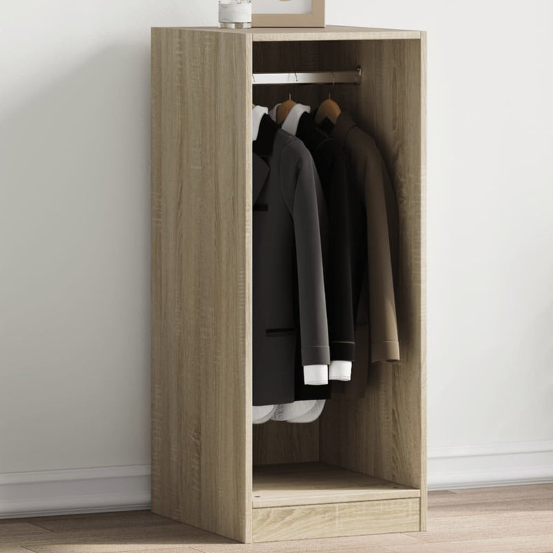 VIDAXL -Garderobe 48x41x102 cm Propertiertes Holz Sonoma Eiche gefärbt