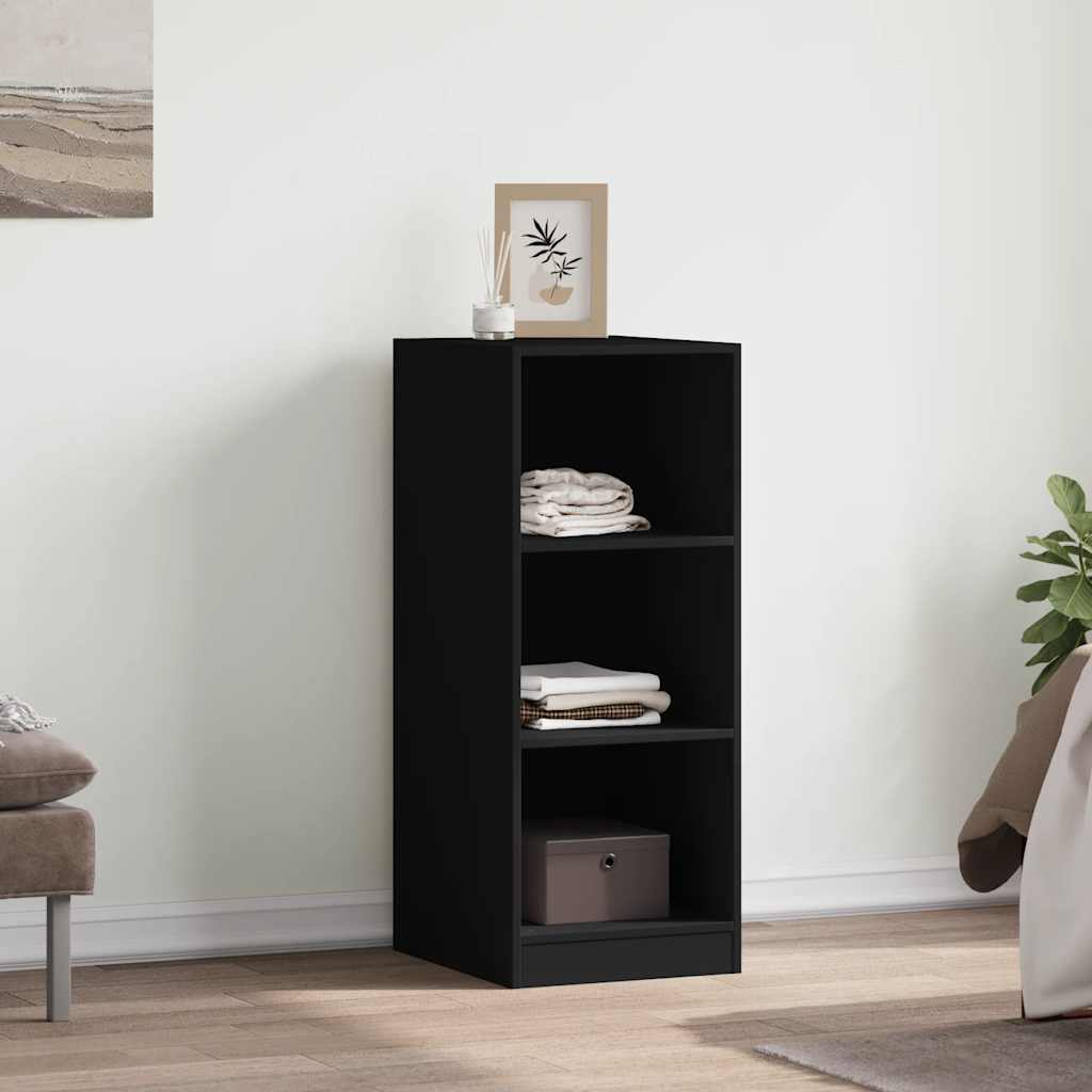 Vidaxl Garderobe 48x41x102 cm propertiertes Holzschwarz